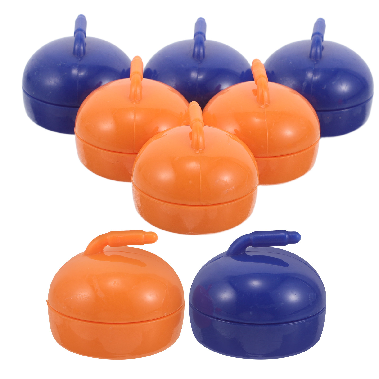 Party Games Indoor - 8Pcs Tabletop Curling Pucks Smooth Sliding