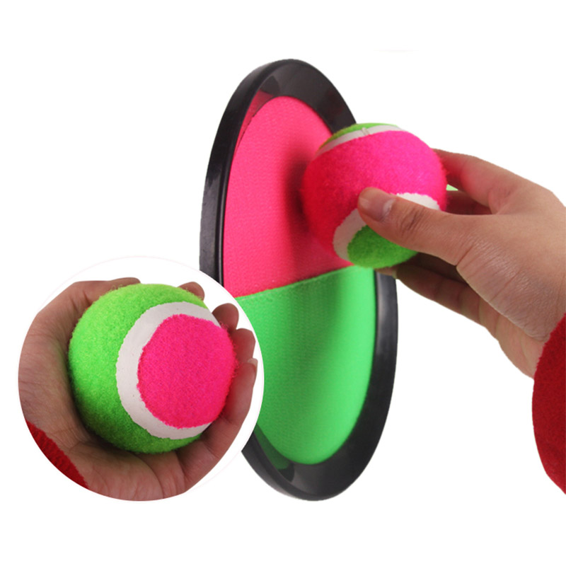 1Set Kids Sucker Sticky Ball T - Catch Ball Velcro review and price