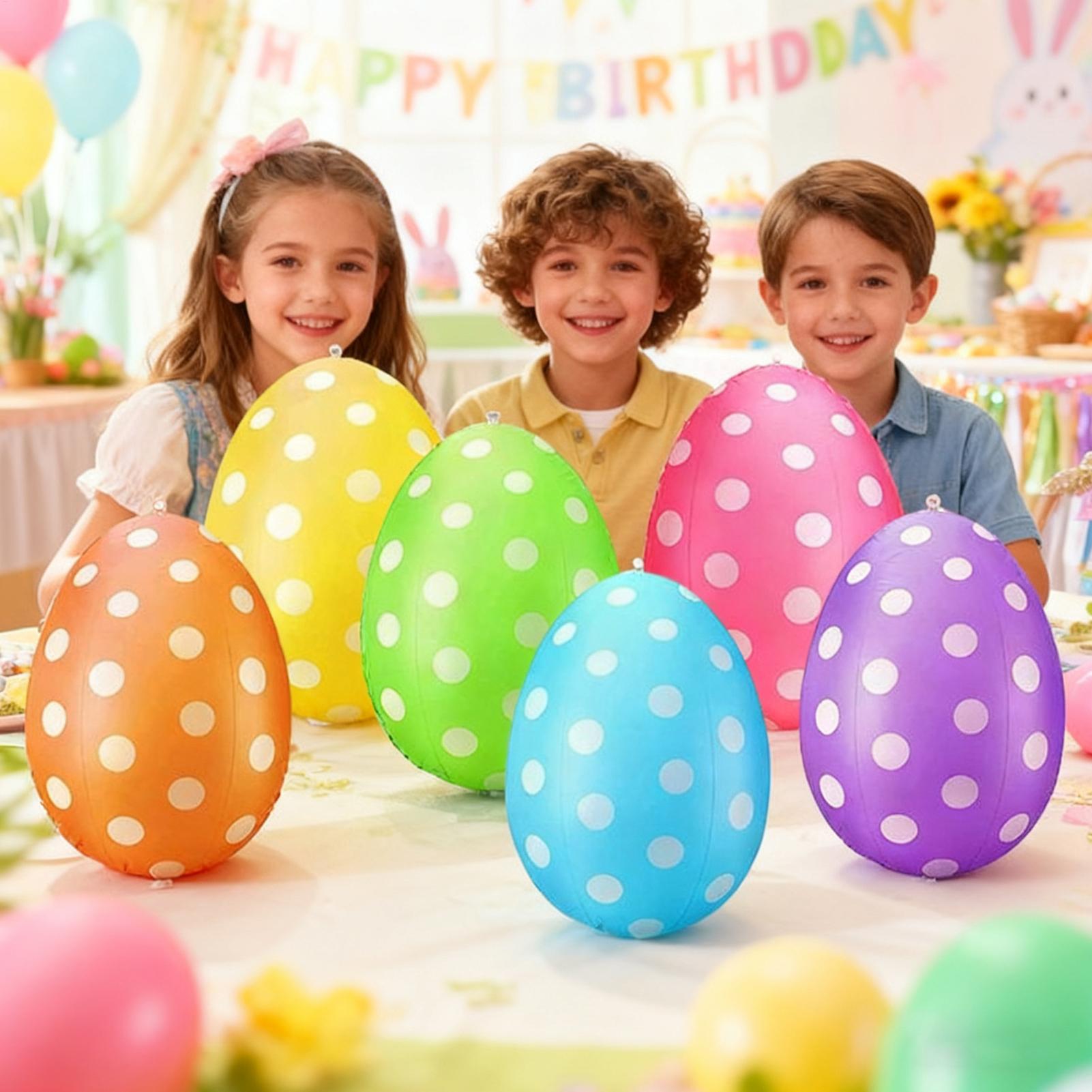 Inflatable Easter Eggs 6Pcs/se - Party Games Egg review and price