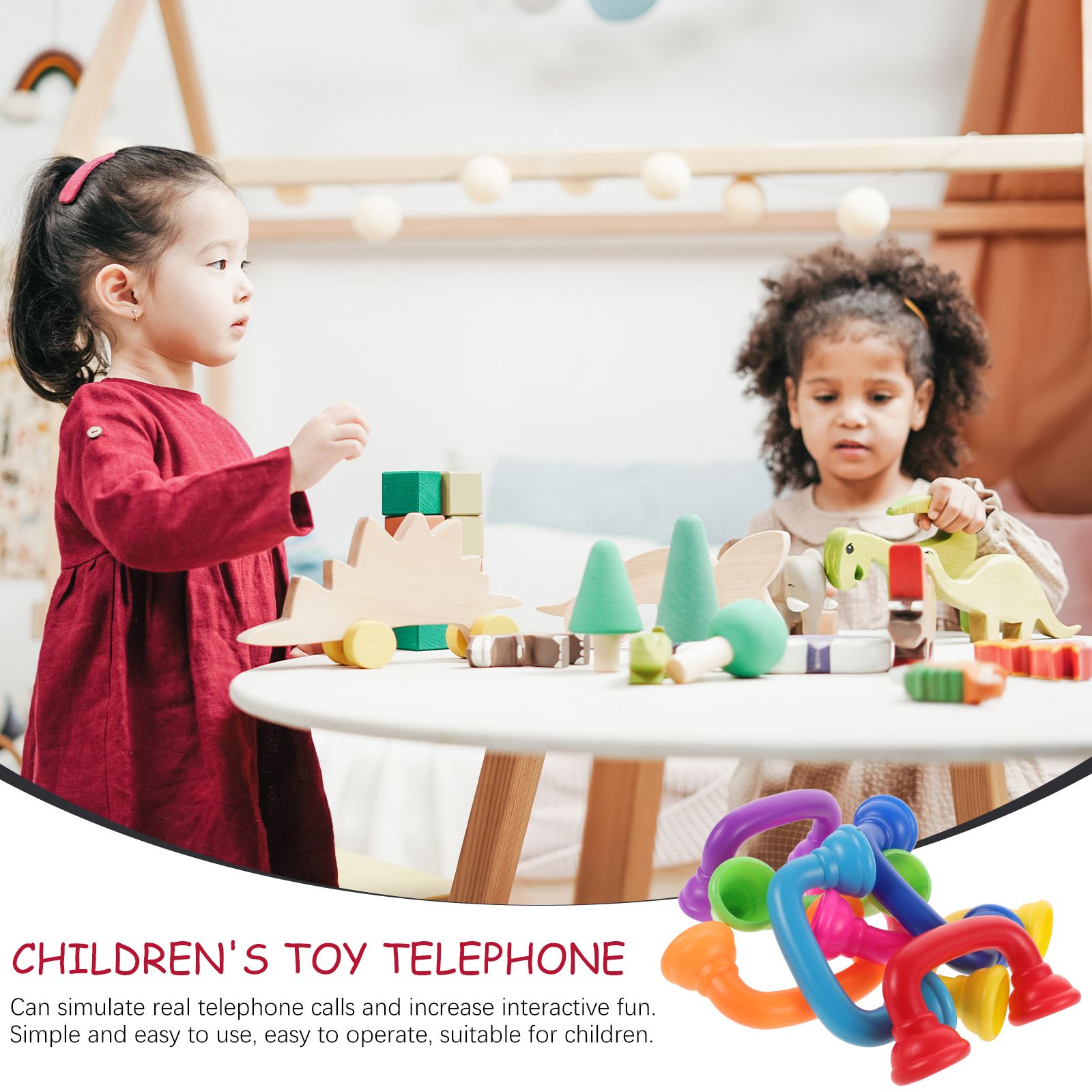 8pcs Toddler Whisper Phones To - Party Games Phone review and price