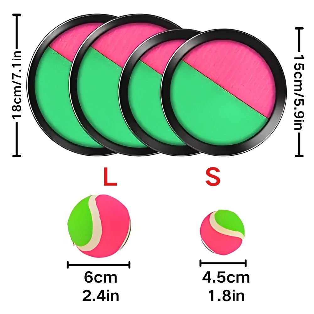 1 Set S/L Toss and Catch Ball  - Catch Ball Velcro review and price