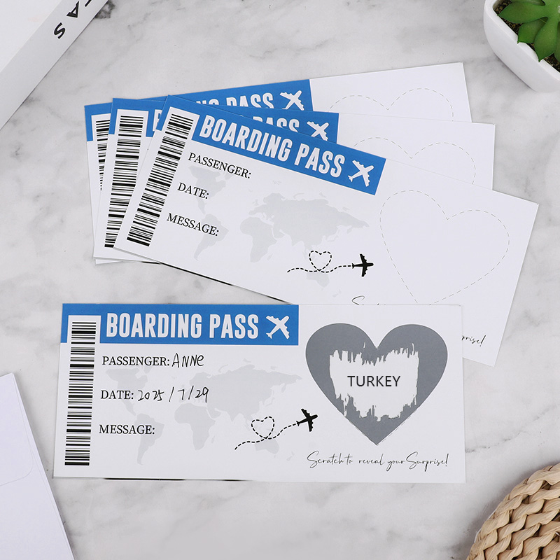 1Set Boarding Pass Scratch Off - Party Games Game Pass review and price