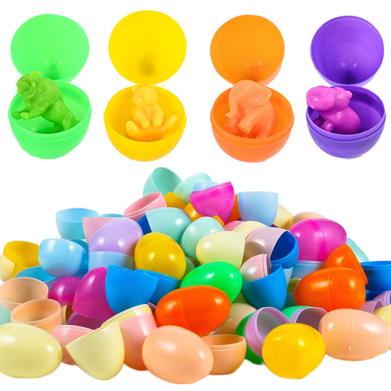 12/24Pcs Empty Easter Eggs Pla - Party Games Egg review and price