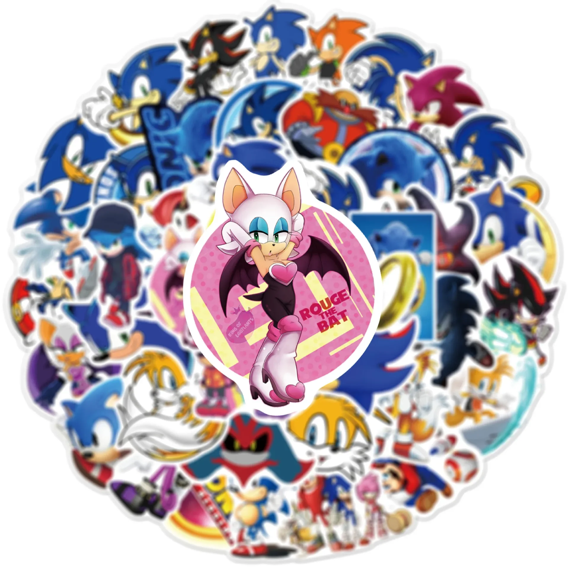 50Pcs The Hedgehog Stickers To - Party Games Phone review and price