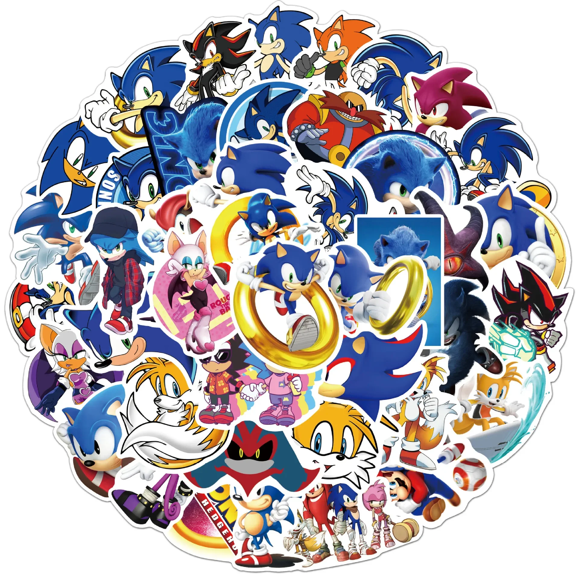 50Pcs The Hedgehog Stickers To - Party Games Phone review and price
