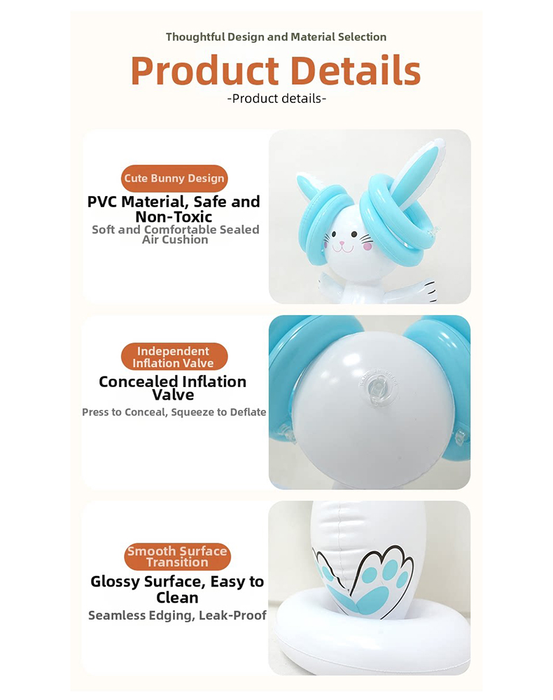 Easter Inflatable Bunny Ring T - Party Games Egg review and price