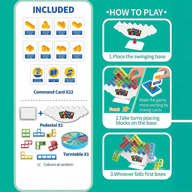 Interactive Balance Block Game - Party Games Indoor review and price
