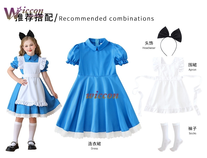 OHaYo Children Girls Blue Alic - Party Games Alice In Wonderland review and price
