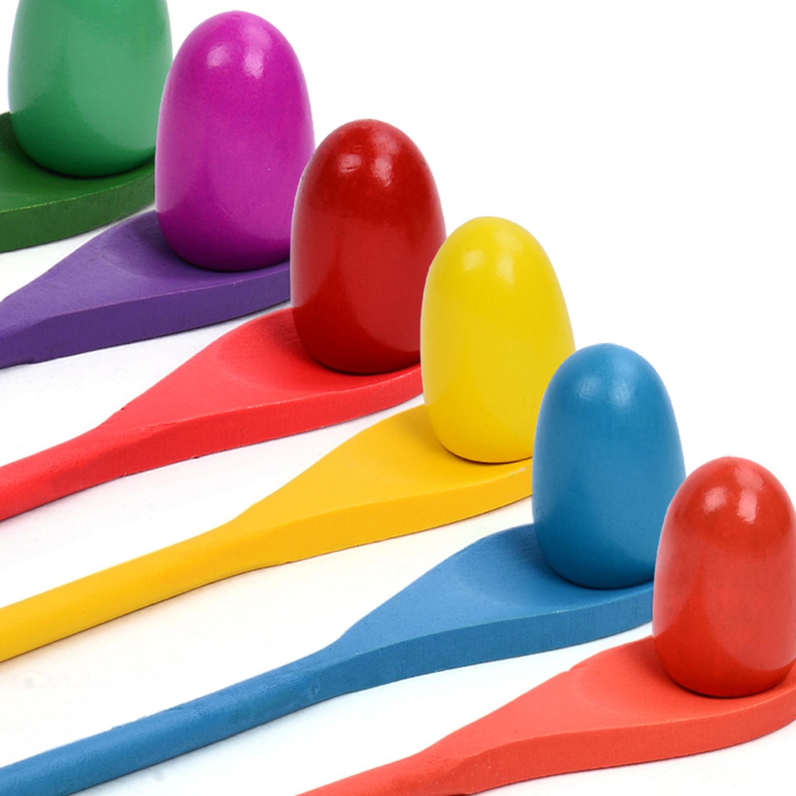 6 Pieces Egg Spoon Race Game H - Party Games Egg review and price